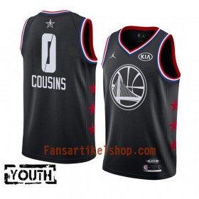 Golden State Warriors Trikot DeMarcus Cousins 0 2019 All-Star Jordan Brand Schwarz Swingman - Kinder